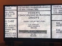 womens consc groups ad